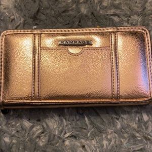 Rose gold rampage wallet